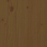 vidaXL Tv Cabinet Honey Brown 140x37x50 cm Solid Wood Pine, Brown