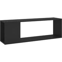 vidaXL Tv Cabinet Black 100x24x32 cm Engineered Wood, Black