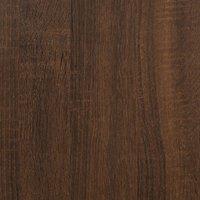vidaXL Wall Cube Shelves 4 Pcs Brown Oak 80x15x26.5 cm Engineered Wood, Brown