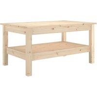 vidaXL Coffee Table 80x50x40 cm Solid Wood Pine, Brown