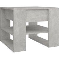 vidaXL Coffee Table Concrete Grey 55.5x55x45 cm Engineered Wood, Grey