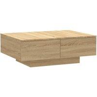 vidaXL Coffee Table Sonoma Oak 90x60x31 cm Engineered Wood, Brown