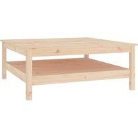 vidaXL Coffee Table 100x100x40 cm Solid Wood Pine, Brown