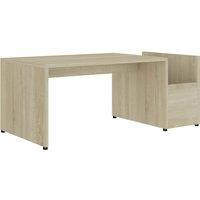 vidaXL Coffee Table Sonoma Oak 90x45x35 cm Engineered Wood, Brown