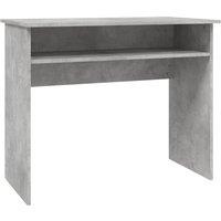 vidaXL Desk Concrete Grey 90x50x74 cm Engineered Wood, Grey