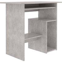 vidaXL Desk Concrete Grey 80x45x74 cm Engineered Wood, Grey
