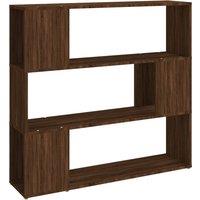 vidaXL Book Cabinet room Divider Brown Oak 100x24x94 cm, Brown
