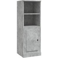 vidaXL Highboard Concrete Grey 36x35.5x103.5 cm Engineered Wood, Grey