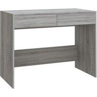 vidaXL Desk Grey Sonoma 101x50x76.5 cm Engineered Wood, Grey
