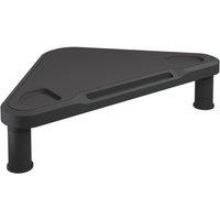vidaXL Corner Monitor Stand Black 49x28x10.5 cm, Black