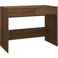 vidaXL Desk Brown Oak 101x50x76.5 cm Engineered Wood, Brown