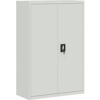 vidaXL Office Cabinet 90x40x140cm Steel Grey, Grey
