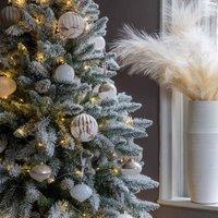 Crossland Grove Tula Bauble Marbled Bronze set Of 3 D100Mm