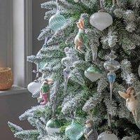 Crossland Grove Juri Bauble Drop Clear Lustre set Of 2 D80X220Mm