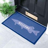 Artsy Mats Fish Welcome Doormat 70 X 40Cm , Multi