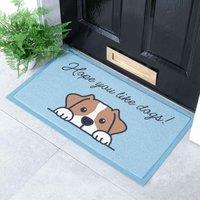 Artsy Mats Hope You Like Dogs Doormat 70 X 40Cm , Multi
