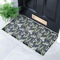 Artsy Mats Lily Of Valley X Celia Battaini Doormat 70 X 40Cm , Multi