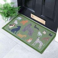 Artsy Mats Dog Breeds Doormat 70 X 40Cm , Multi