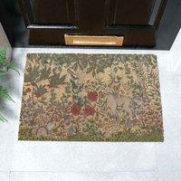 Artsy Mats Enchanted Forest X Celia Battaini Doormat 60 X 40Cm , Brown