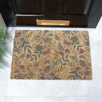 Artsy Mats Midnight Garden X Celia Battaini Doormat 60 X 40Cm , Brown