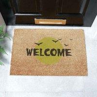Artsy Mats Halloween Welcome Bats Doormat 60 X 40Cm , Brown