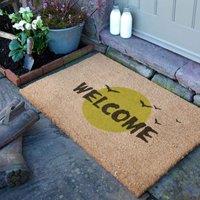 Artsy Mats Halloween Welcome Bats Doormat 90 X 60Cm , Brown
