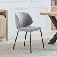 Artemis Home Set of 2 Ardesio Fabric Dining Chairs - Light Grey, Grey
