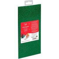 Tala Christmas Cake Board 25 X 12.5Cm - Green Foil, Green