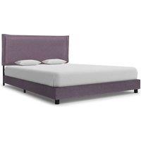 Vidaxl Bed Frame Taupe Fabric 135X190 Cm 4Ft6 Double