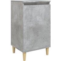 Vidaxl Bedside Cabinet Concrete Grey 40X35X70 Cm Engineered Wood, Grey
