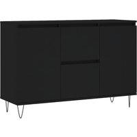 Vidaxl Sideboard Black 104X35X70 Cm Engineered Wood, Black