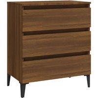 Vidaxl Sideboard Brown Oak 60X35X69 Cm Engineered Wood, Brown