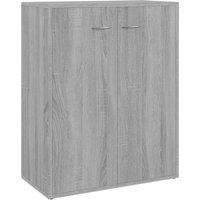 Vidaxl Sideboard Grey Sonoma 60X30X75 Cm Engineered Wood, Grey