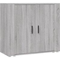 Vidaxl Sideboard Grey Sonoma 80X33X70 Cm Engineered Wood, Grey