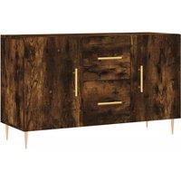 Vidaxl Sideboard Smoked Oak 100X36X60 Cm Engineered Wood, Brown