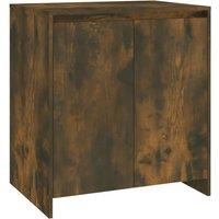 Vidaxl Sideboard Smoked Oak 70X41X75 Cm Engineered Wood, Brown