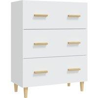 Vidaxl Sideboard White 70X34X90 Cm Engineered Wood, White