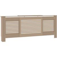 Vidaxl Mdf Radiator Cover 205 Cm, Brown