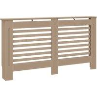 Vidaxl Radiator Cover 152X19X81 Cm Mdf, Brown