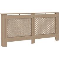 Vidaxl Radiator Cover 172X19X81 Cm Mdf, Brown