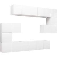 Vidaxl 10 Piece Tv Cabinet Set White Engineered Wood, White