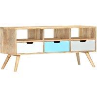 Vidaxl Tv Cabinet 110X35X48 Cm Solid Mango Wood