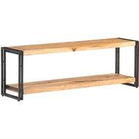 Vidaxl Tv Cabinet 120X30X40 Cm Solid Acacia Wood, Brown