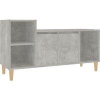 Vidaxl Tv Cabinet Concrete Grey 100X35X55 Cm Engineered Wood, Grey