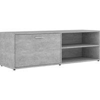 Vidaxl Tv Cabinet Concrete Grey 120X34X37 Cm Engineered Wood, Grey