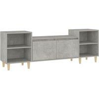 Vidaxl Tv Cabinet Concrete Grey 160X35X55 Cm Engineered Wood, Grey