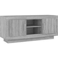 Vidaxl Tv Cabinet Grey Sonoma 102X35X45 Cm Engineered Wood, Grey