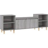 Vidaxl Tv Cabinet Grey Sonoma 160X35X55 Cm Engineered Wood, Grey
