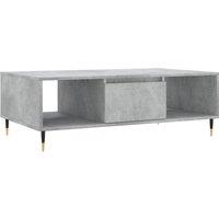 Vidaxl Coffee Table Concrete Grey 104X60X35 Cm Engineered Wood, Grey