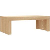 Vidaxl Coffee Table Sonoma Oak 102X50X36 Cm Engineered Wood, Brown